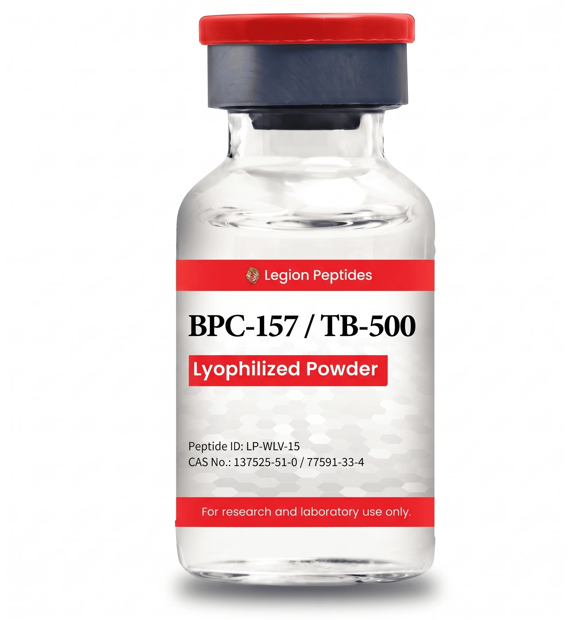 BPC-157 / TB-500 research peptide vial