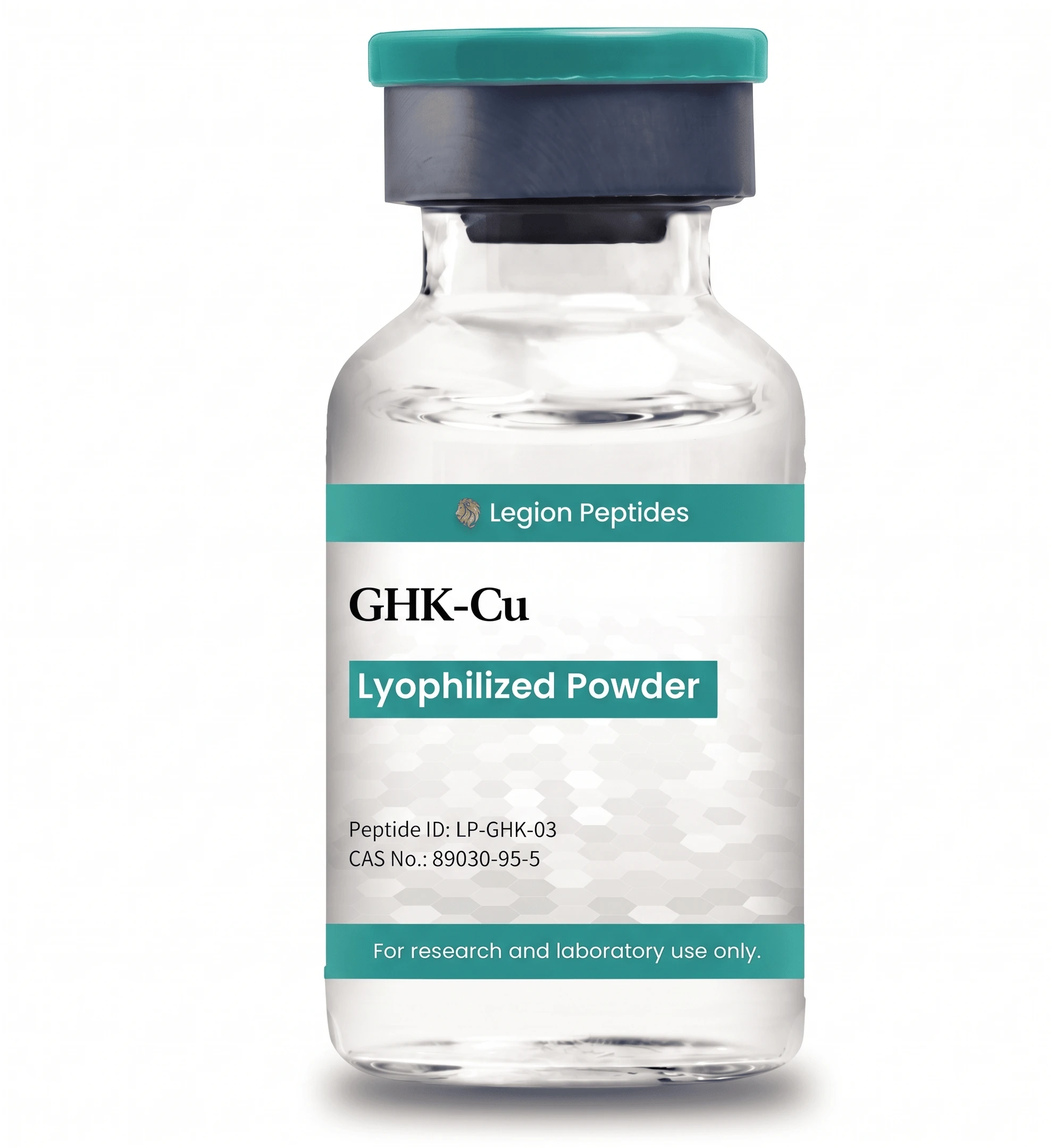 GHK-Cu research peptide vial